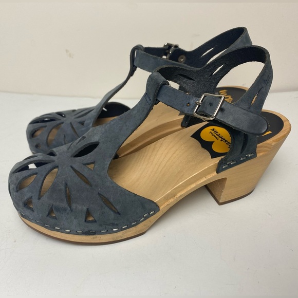 Swedish Hasbeens Shoes - Swedish Hasbeens Lacy clog sandals EU 36